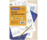 Бумага копировальная OfficeSpace, А4, 100л., синяя CP_339/ 158737