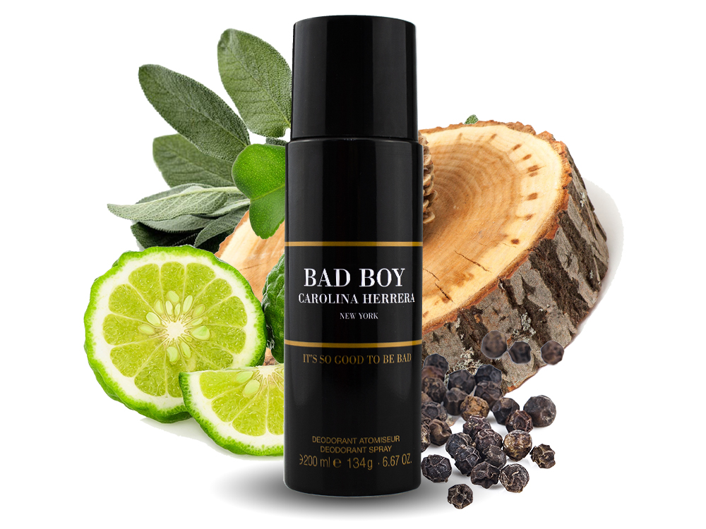 Спрей-парфюм для мужчин Carolina Herrera Bad Boy, 200 ml