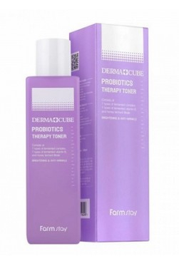 900рТонер для лица увлажняющий с пробиотиками FARMSTAY Dermacube Probiotics Therapy Toner 200мл