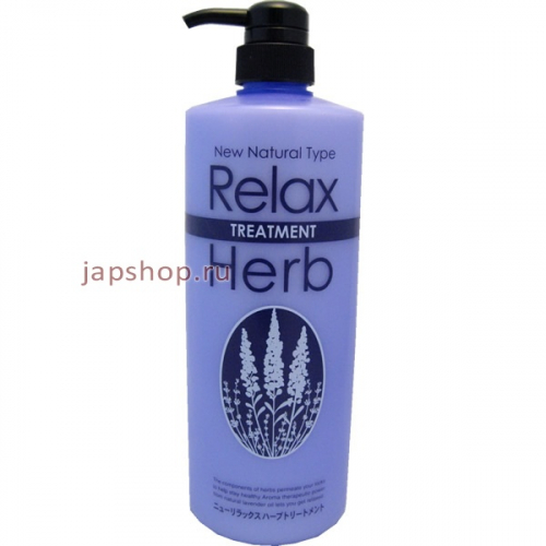 *Relax Herb Shampoo Растительный бальзам для волос с расслабляющим эффектом, 1000 мл (4964653101070)