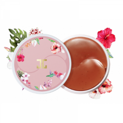 JayJun Roselle Tea Eye Gel Patch - Гидрогелевые патчи для глаз с экстрактом цветка гибискуса против темных кругов 60шт.