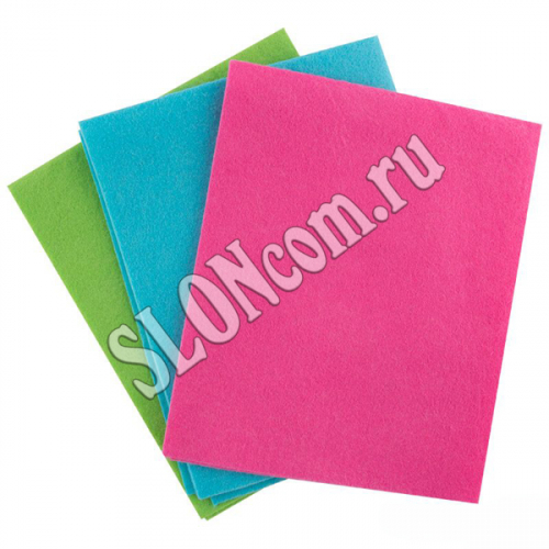 Салфетка вискозная универсальная Люкс 30*38 см, 3 шт. sloncom