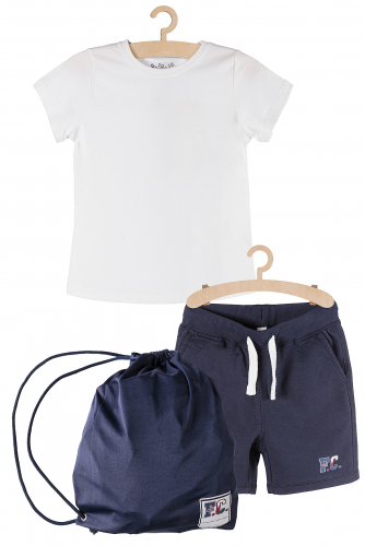 Комплект (футболка, шорты, мешок) для мальчиков 1P3703-0725