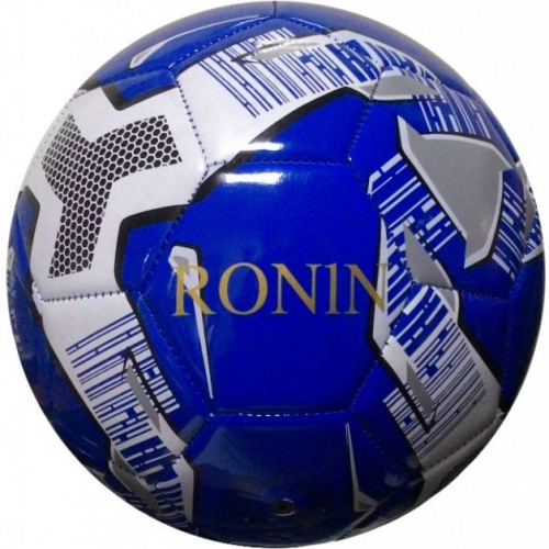 GJ-22С Мяч Ronin футбольный №5, вес 400/440гр, дизайн чемпионата мира синий с белым