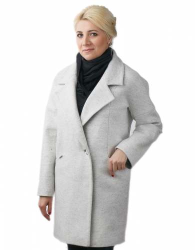 Типаж демисезонное пальто Белый