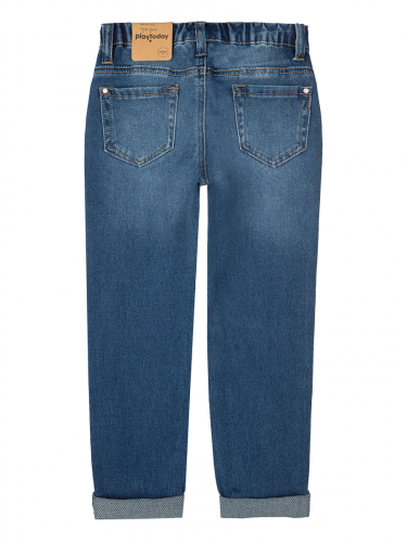 785   1320    32022018 Брюки текстильные джинсовые для девочек