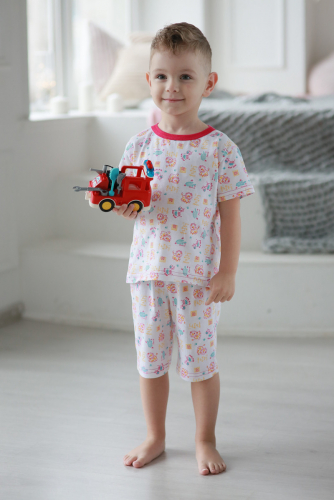 Пижама детская Левушка кор рук+бриджи