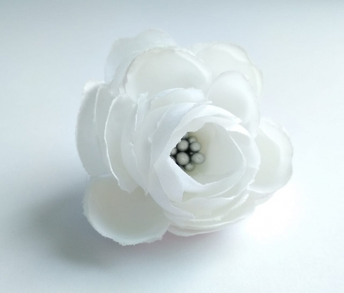 Белый Цветок-резинка Арт.С01