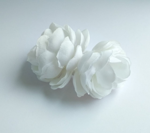 Белый Цветок-резинка Арт.С01