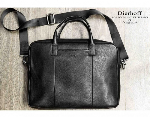 Мужская кожаная сумка Dierhoff ДМ 52509/1 Блек