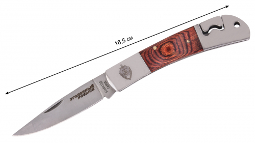 Солидный складной нож с гравировкой УГРО - стоящий мужской атрибут и надёжный помощник №181