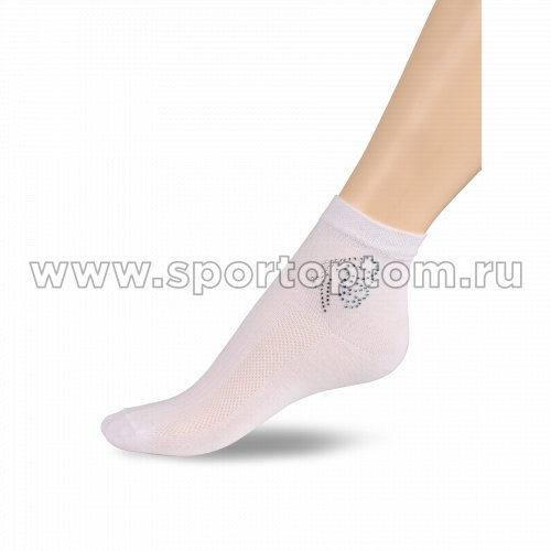 Носки для художественной гимнастики со стразами INDIGO А14-15