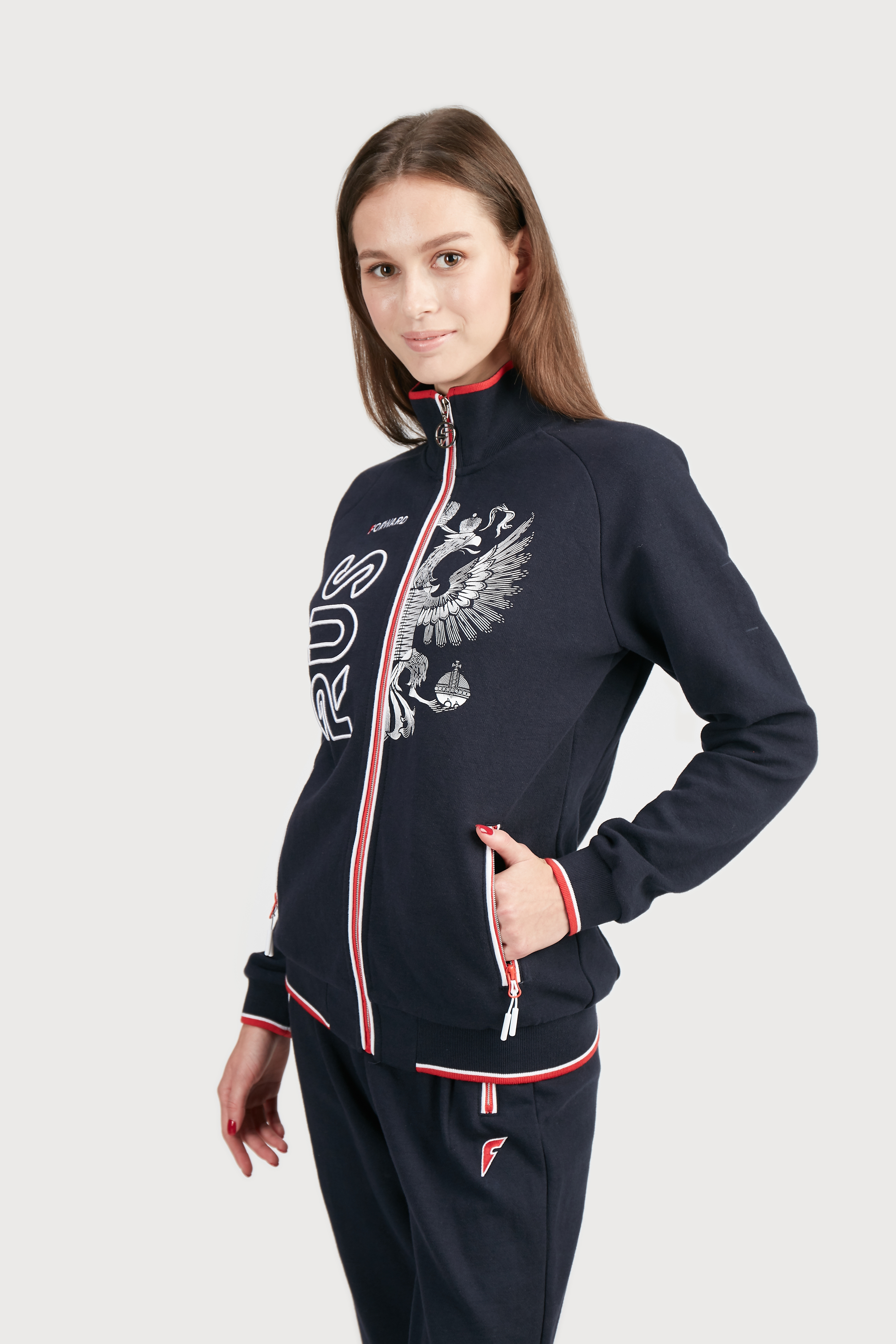 Костюм тренировочный женский (синий) w04330g-nn201