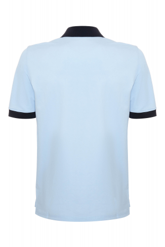Рубашка поло мужская (голубой) m13210fs-aa192