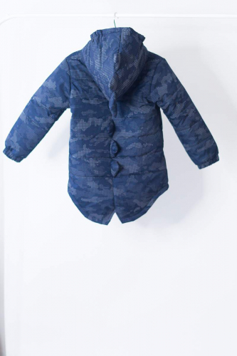 Куртка Дино Рефлект синий камуфляж