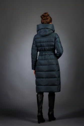 Женская куртка зимняя 18097 морская волна