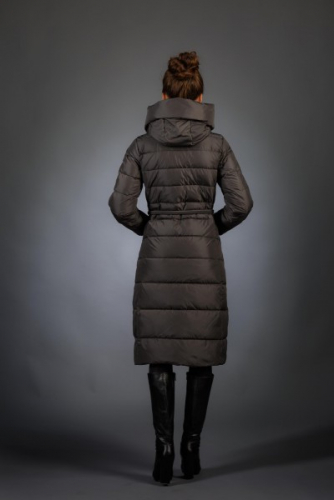 Женская куртка зимняя 18097 шоколад