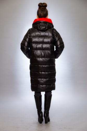 Женская куртка зимняя F1376 черный