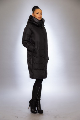 Женская куртка зимняя 9721 черный
