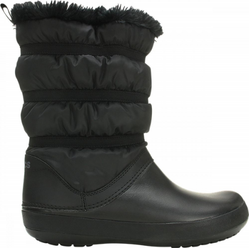 обувь женская Crocband Winter Boot W  Black/Black