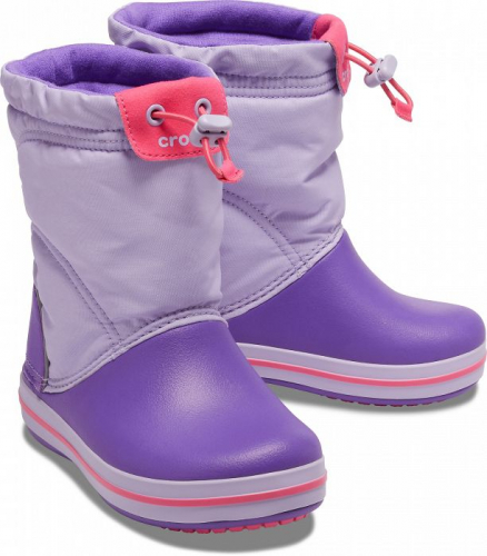 обувь детская Crocband LodgePoint Boot K Lavender/Neon Purple