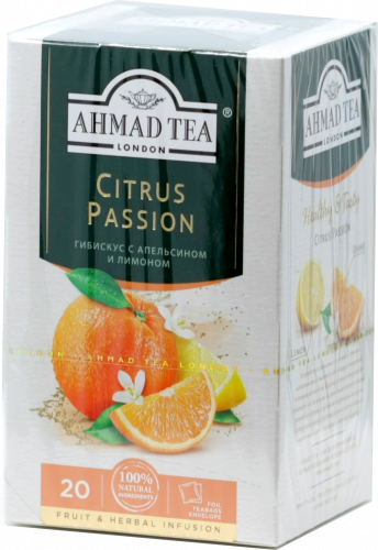 AHMAD. Citrus passion карт.пачка, 20 пак.