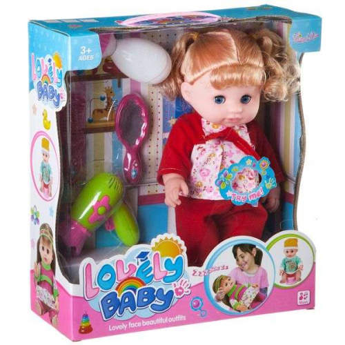 Кукла Lovely Baby озвученная с аксессуарами