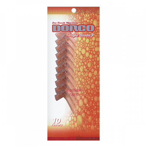 Станок для бритья одноразовый DORCO SD-503 (10 шт.) (аналог BiC-1 Orange), SD 503-10P