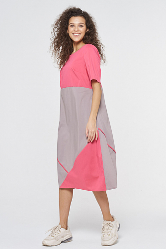 Платье #179741Розовый коралл