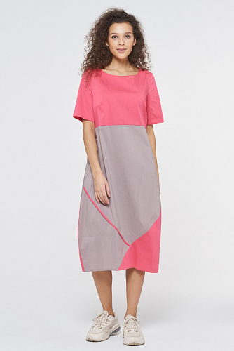 Платье #179741Розовый коралл