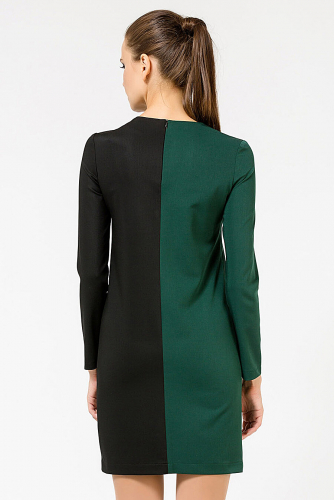 Платье #142617Черный/Зеленый