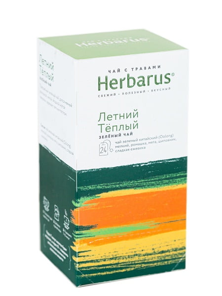 Чай Herbarus с травами Летний теплый 24пак 1/10
