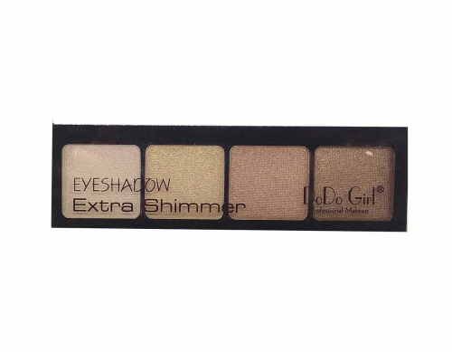 Тени для век DoDo Girl Eyeshadow Extra Shimmer, 4 цвета Тон 06