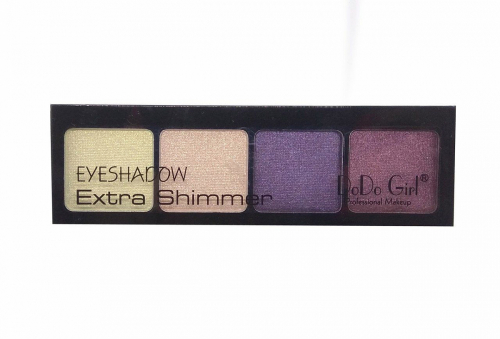 Тени для век DoDo Girl Eyeshadow Extra Shimmer, 4 цвета Тон 01