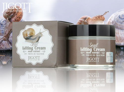 (Корея) JIGOTT Подтягивающий крем для лица с Улиткой Snail Lifting Cream 70мл
