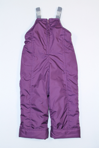 Демисезонные брюки- полукомбинезон Фиолетовый