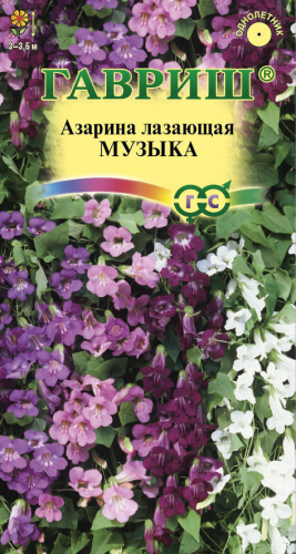 Цветы Азарина Музыка, смесь 0,01 г ц/п Гавриш (однол.), вьюн