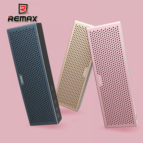 Колонка Remax RB-M20, Matel (Bluetooth,AUX, microSD, 2 динамика x3,5W ), Rose Gold