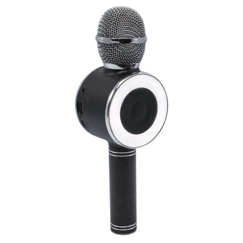Колонка-микрофон WS-668 (BluetoothMicro SDUSBкараоке) черный