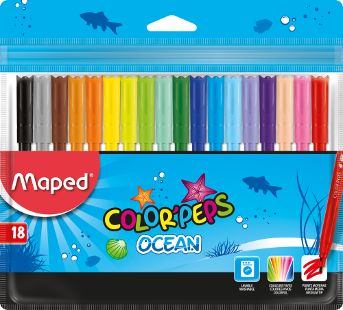 845721 Фломастеры Maped COLOR'PEPS OCEAN