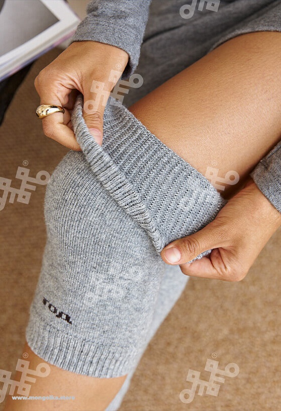 Наколенники короткие из монгольской шерсти (арт. 03103)