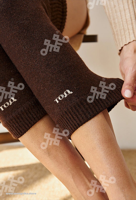 Наколенники длинные из монгольской шерсти (арт. 03118)