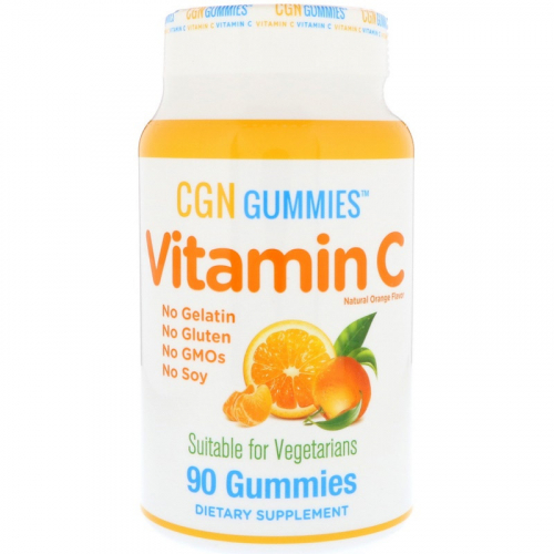 California Gold Nutrition Витамин С натуральный апельсиновый вкус 90 мармеладок