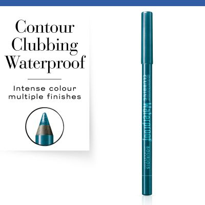 Буржуа кар. д/глаз вод. Clubbing Waterproof  т.46 синий неон.