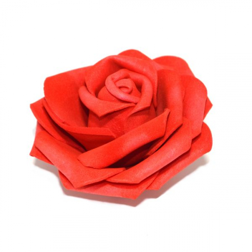 Роза 9см фоамиран красная(100шт)