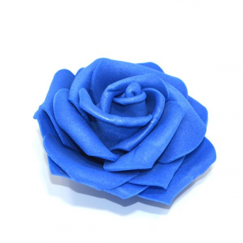 Роза 9см фоамиран синяя (100шт)