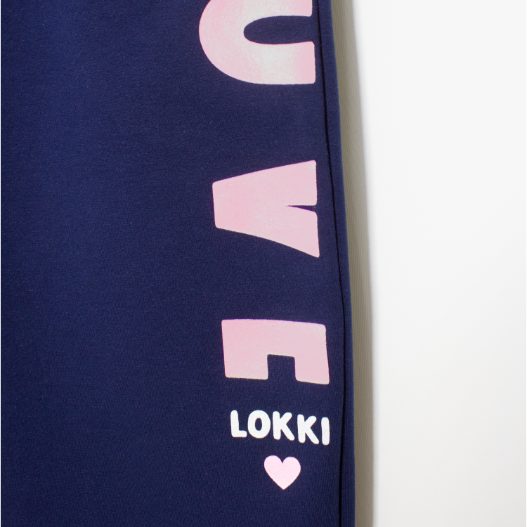 Спорт костюм 3131-208\1 меланж\индиго\Love