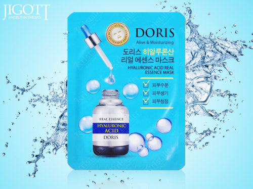 JIGOTT Корейская увлажняющая маска с Гиалуроновой кислотой HYALURONIC ACID (0641), 25 ml
