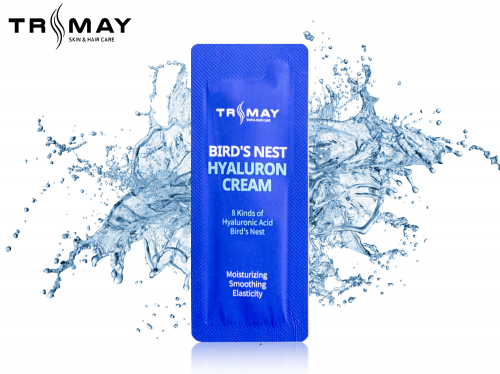 Trimay Пробник Крем с Гиалуроновой кислотой и Экстрактом ласточкиного гнезда Bird's Nest Hyaluronic Cream, 1 ml