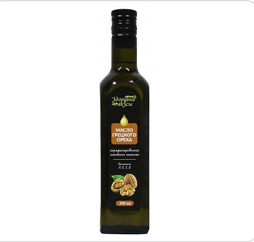 Грецкого ореха нерафинированное масло